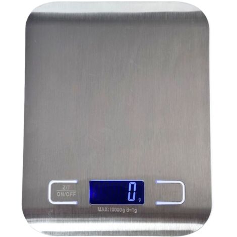 Balance de cuisine numérique 10 kg - Haute précision, écran LCD, fonction tare pour la cuisine et la pâtisserie-AquaForge (1/5)