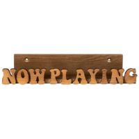 Étagère murale pour disques vinyles « Now Playing » en bois massif, étagère à albums, rangement suspendu pour 33 tours. - AquaForge