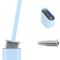 Brosse WC, brosse WC en silicone, support pour brosse WC à séchage rapide-AquaForge