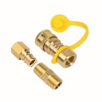 Adaptateur de raccordement pour réservoir de GPL, adaptateur pour bouteille de GPL, connecteur gonflable en laiton 3/8 pour conversion au propane avec vanne de commutation-AquaForge