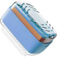 Porte-savon moussant multifonctionnel 2 en 1 avec distributeur de savon moussant à double couche pour plan de travail.-AquaForge