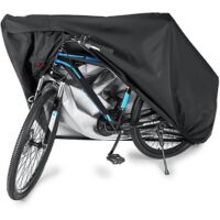 Housse de vélo, en polyester Oxford 210D de haute qualité, imperméable, convient aux vélos électriques, motos et scooters, peut couvrir jusqu'à deux vélos.-AquaForge