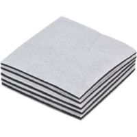 Filtre pour moteur d'aspirateur, 5 filtres de protection pour moteur d'aspirateur, filtre d'échappement universel, filtre de remplacement pour moteur, découpable, env.-AquaForge