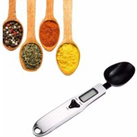 Balance de cuisine numérique - Balance de précision - Balance en grammes - Balance cuillère pour petites quantités - Balance de cuisine - Balance numérique - Écran LCD-AquaForge