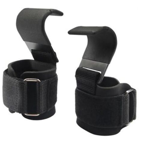 Ganci di sollevamento Ausili di sollevamento con ganci in metallo Adatti per oggetti pesanti Ganci di sollevamento adatti per bodybuilding, sollevamento pesi, potenziamento muscolare e fitness. (1/5)