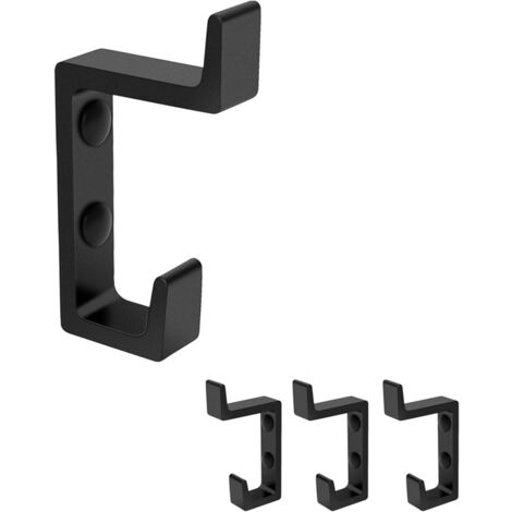 Appendiabiti da bagno, set di 4 ganci e chiodi, ganci per il bagno di casa, adatti per il bagno. (1/5)