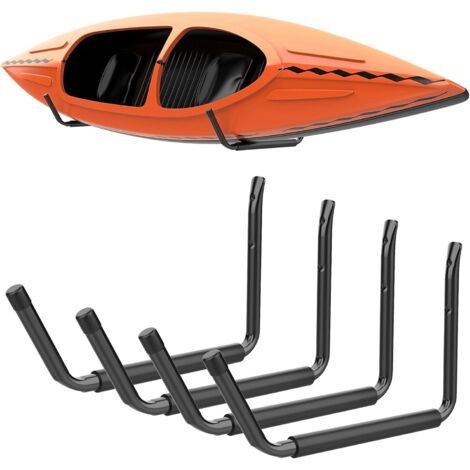 Supporto leggero per kayak, ganci da parete per kayak, adatto anche per canoe, tavole da surf, sci, paddleboard e scale. (1/4)