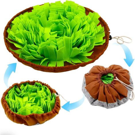 Tappetino olfattivo per cani, giocattolo educativo, per annusare, lavabile, tappetino per addestramento, coperta olfattiva per animali domestici, per cani (verde). (1/5)
