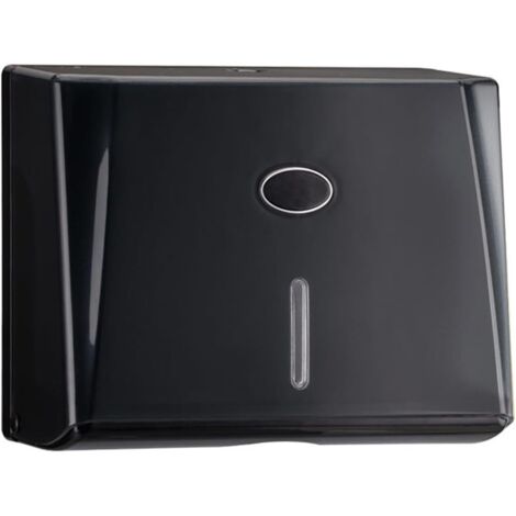 Porta rotolo di carta da cucina a parete - Porta rotolo di carta da cucina multistrato/triplo/a forma di C, adatto per cucine e bagni - Porta rotolo di carta igienica nero, resistente e facile da usar