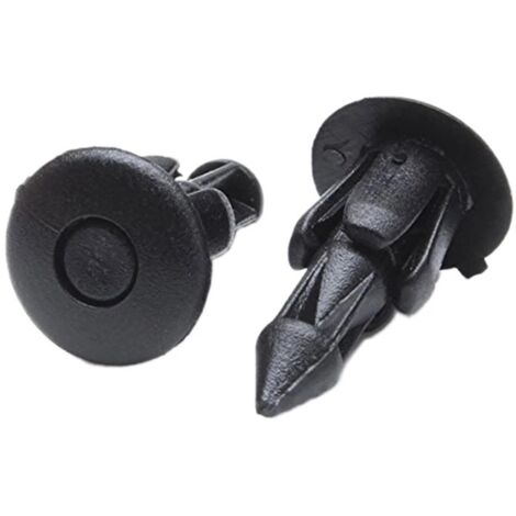Clip di fissaggio in plastica, 100 pezzi di rivetti in plastica da 6 mm per styling automobilistico, clip decorative per carene di moto. (1/4)