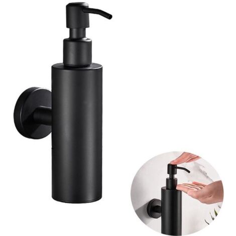 Dispenser di sapone automatico da parete da 380 ml, dispenser di sapone da parete ricaricabile tramite USB-C, dispenser di sapone senza contatto impermeabile IPX5, dispenser di sapone elettrico (1/3)