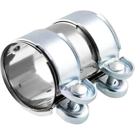 Fascetta stringitubo in acciaio inox, diametro 55 mm, sistema universale. (1/5)