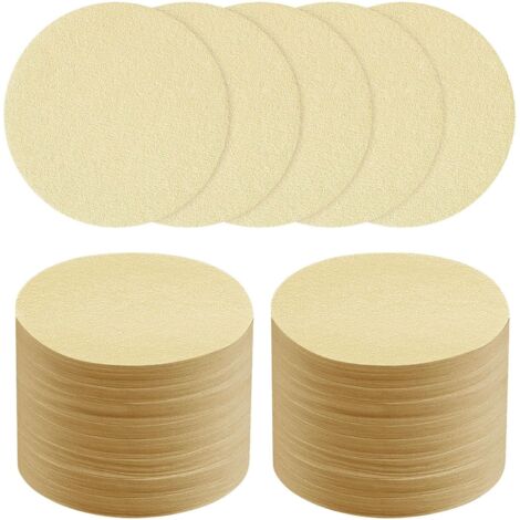 Carta filtro per caffè, 400 fogli x 51 mm, filtri rotondi in carta, sostitutivi dei microfiltri in carta, adatti per macchine da caffè e macchine per espresso - colore naturale.