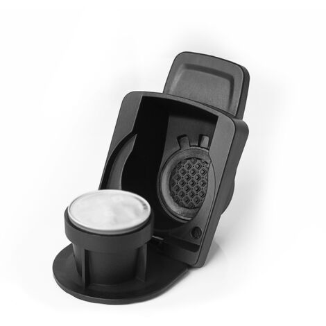 Adattatore per capsule di caffè, convertitore per capsule di caffè riutilizzabile con coperchio incernierato integrato, compatibile con Genio S/Mini Me/Genio 2, accessori di macinatura compatibili con