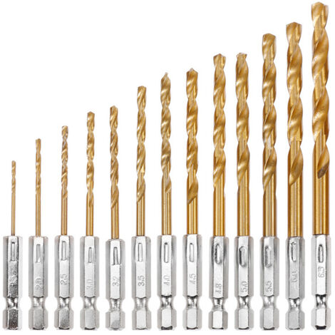 Set di 4 frese per legno a doppio taglio con gambo da 6,35 mm (1/4") e cuscinetto, kit di ricambio per fresatrice per rifilatura a filo. (1/5)