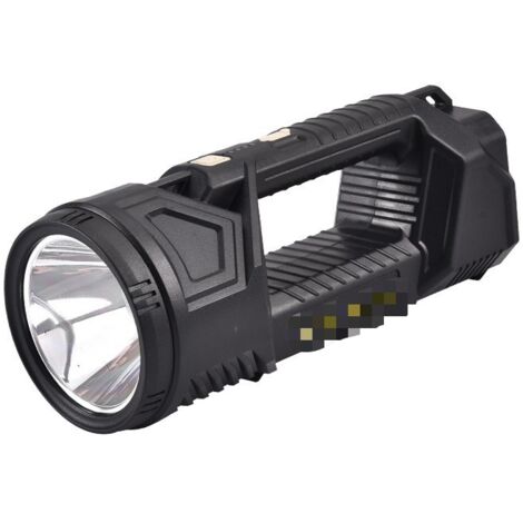 Faro ricaricabile, torcia elettrica, luce ultra luminosa per avventure, torcia portatile per esterni, torcia solare, faro ad alta intensità, torcia multifunzionale per esterni, luce portatile ad alta (1/5)