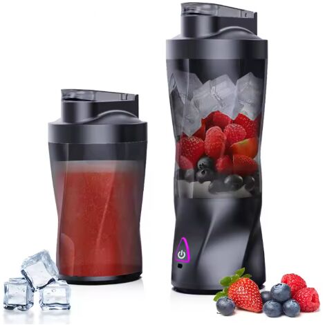 Spremiagrumi elettrico portatile, frullatore per frutta fresca, frullatore multifunzione ricaricabile tramite USB da 700 ml per frullati, bicchiere per miscelare all'aperto