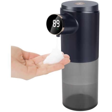 Dispenser di sapone schiumogeno, igienizzante mani senza contatto, ricaricabile tramite USB, igienizzante mani intelligente con sensore a infrarossi. (1/5)