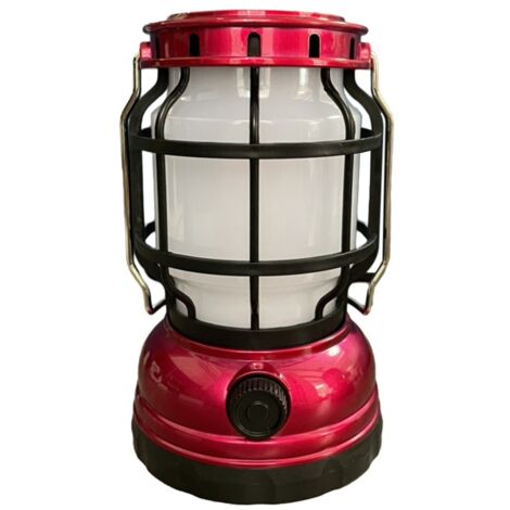 Lampada solare rossa per tenda – Lampada di sopravvivenza impermeabile Lampada da campeggio, lampada da campeggio ricaricabile tramite USB, lampada per esterni, lampada solare, adatta per campeggio,