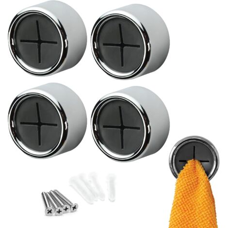 Adatti all'uso in cucina, come strofinacci e asciugamani colore grigio confezione da 4. (1/3)