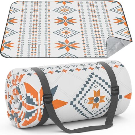 Telo da picnic impermeabile 200x300 cm: tappetino da picnic lavabile in lavatrice, telo da picnic resistente alla sabbia, adatto per picnic in famiglia, campeggio, spiaggia e giardino. (1/5)
