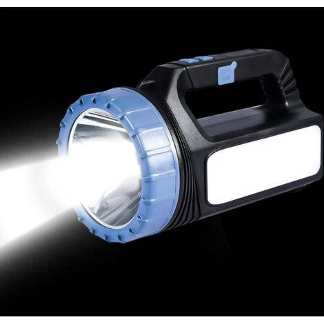 Torcia a LED solare, torcia solare portatile - Torcia a LED solare ricaricabile tramite USB Faro ultra luminoso, luce da lavoro impermeabile (1/5)