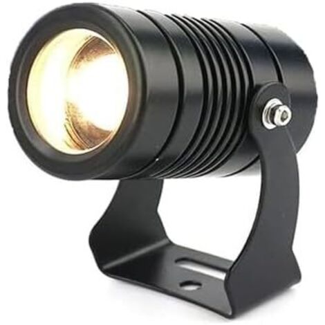 Faretto LED da esterno a fascio stretto - 5W (12V) luce blu, da incasso a pavimento, ideale per illuminazione di pareti, perfetto per giardini, paesaggistica e vialetti.