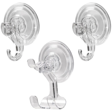 Ventosa con gancho, ventosa de alta calidad, ideal para acampar y para el coche, toallero perfecto, no requiere taladrar, se monta en la pared, no deja marcas, gancho resistente para el baño y la coci