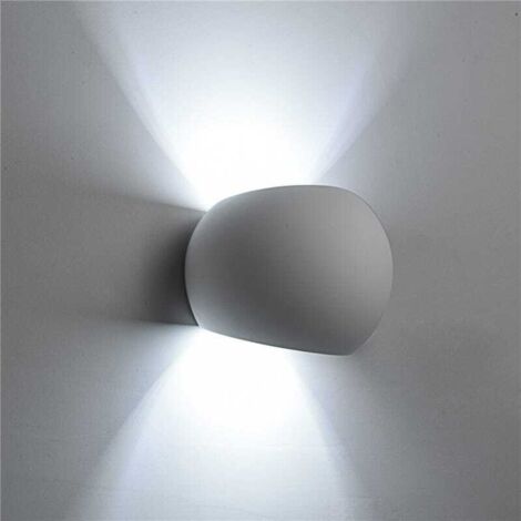 Aplique de pared G9 para pladur, luz nocturna LED, luz blanca: ideal para una iluminación suave en pasillos, baños y habitaciones de hotel. 13 x 13 x 15 cm.