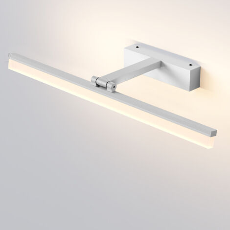 Iluminación LED para espejos de baño y aseo, apta para lavabos, tocadores, inodoros y baños. 40 cm - Blanco.