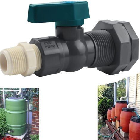 Accesorios para grifo de depósito de agua, kit de grifo para cubo de depósito de agua, adaptador de manguera (1/5)