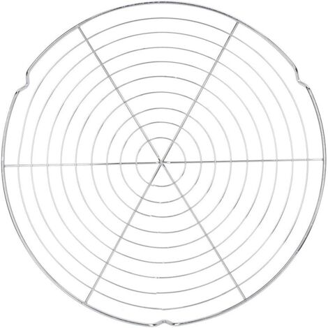 Esta parrilla redonda de alambre reutilizable de 32,5 cm es ideal para asar a la parrilla, rostizar carne, acampar, hacer picnics y mucho más.