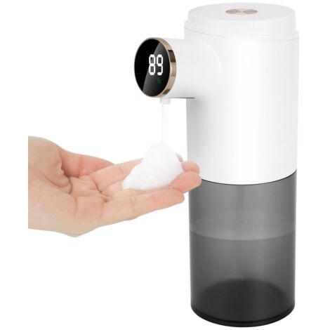 Dispensador automático de jabón, recargable por USB, sensor infrarrojo, lavado de manos sin contacto con espuma - azul (1/5)