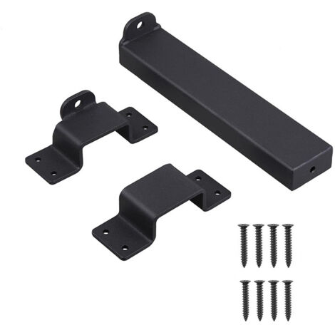 Soporte de cerradura de puerta de alta resistencia, pestillo de seguridad deslizante, pestillo ajustable con orificio para candado, adecuado para patios cercados de madera, 1 pieza.