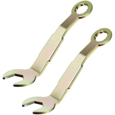 Juego de 2 piezas para reparaciones domésticas: llave de ajuste para puertas ocultas y herramientas para puertas ocultas. (1/3)