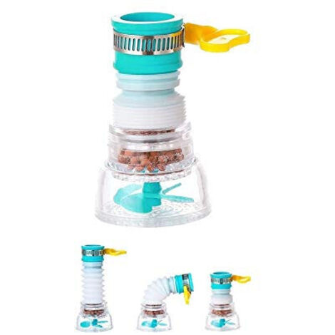 Juego de 3 filtros de agua universales para grifos de cocina/hogar, purificador de agua (1/5)