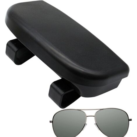 Caja de almacenamiento para visera parasol de coche - Caja de almacenamiento para gafas de coche - Caja de almacenamiento para gafas y accesorios de coche (1/5)