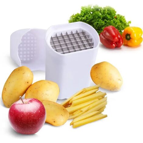 Cortador de patatas fritas, rebanador de patatas fritas, cortador de verduras multifuncional (1/3)