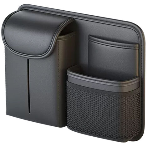 Equipado con correas ajustables, apto para SUV, camiones y automóviles (negro). (1/4)