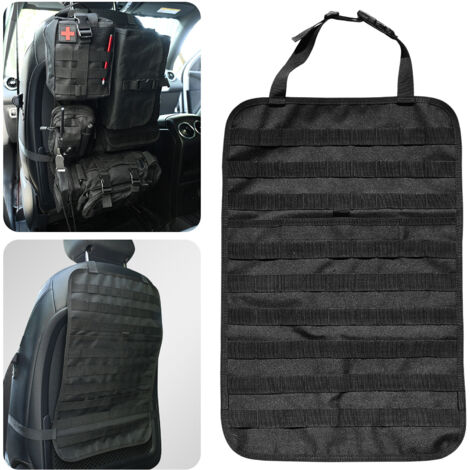 Funda protectora táctica para el respaldo del asiento del vehículo, bolsa de almacenamiento para coche (1/5)