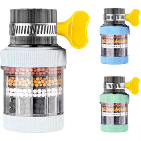 Filtro purificador de agua 3X para grifo de cocina/hogar, cartucho de filtro (1/5)