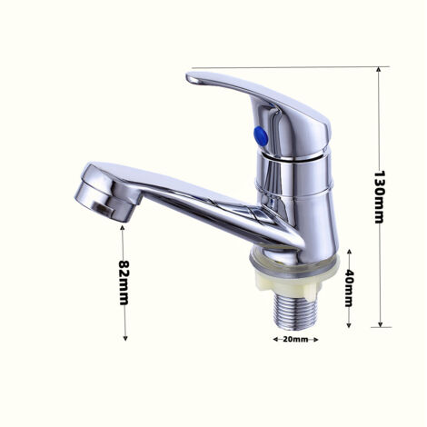 Grifo monomando para lavabo de baño doméstico (1/4)