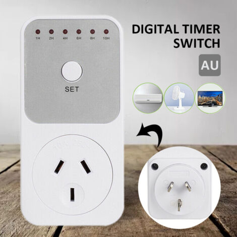 Temporizador digital de 240 V con encendido automático y temporizador de cuenta regresiva (enchufe australiano). (1/5)