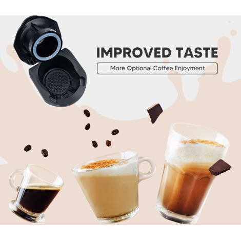 Este adaptador universal te permite convertir las cápsulas de café iCafilas Dolce en cápsulas y bandejas Nespresso. Es un accesorio versátil y ecológico. (1/3)