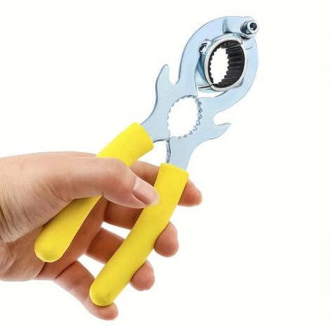 Llave multifuncional para desmontar aireadores de grifos, con mango ergonómico, adecuada para desmontar y reparar aireadores de fregaderos de cocina y baño. (1/5)