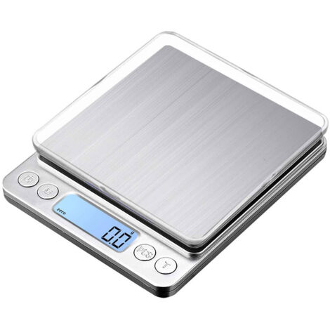 Balanza electrónica para cocina, joyería, oro, cereales y alimentos. Tamaño mini: 3000 g x 0,1 g. (1/5)