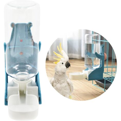 Comedero para pájaros, dispensador de comida y agua para mascotas (para conejos, hámsteres, perros y gatos), 1 unidad (1/5)