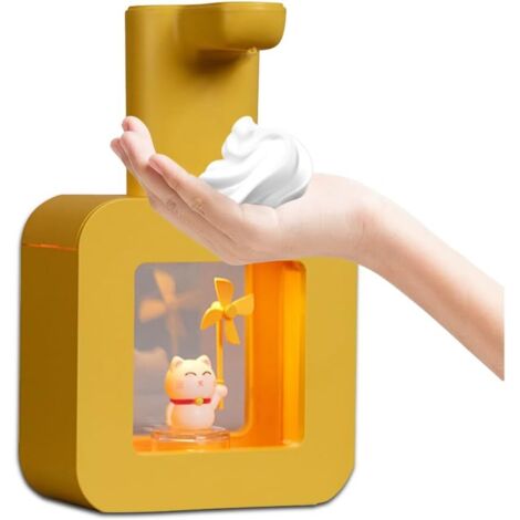 Dispensador automático de jabón, dispensador de jabón de manos a pilas, dispensador de jabón líquido de acero inoxidable, dispensador de jabón con sensor. (1/4)