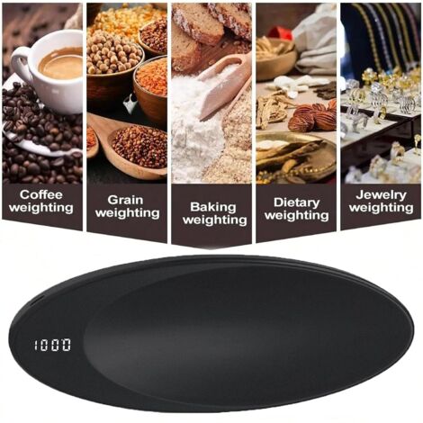Minibalanza digital portátil para cocina, precisión de 0,1 gramos, balanza de bolsillo, minibalanza para café.
