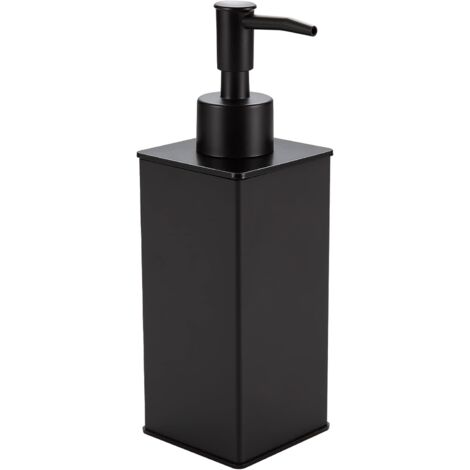 Dispensador de gel desinfectante para manos de montaje en pared, 400 ml, estilo taza de té, cabezal único y presión manual, color blanco, 1 unidad. (1/5)